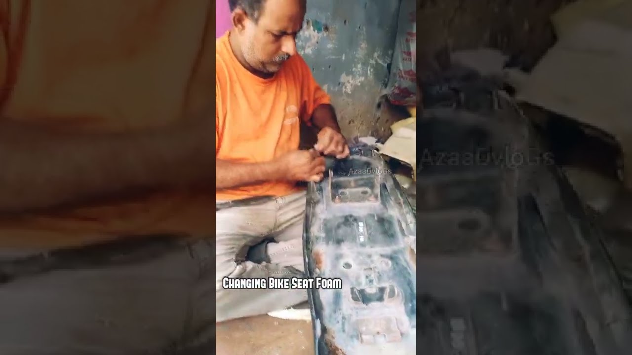 How to Change Bike Seat Foam | cd 70 Bike Seat foam Change