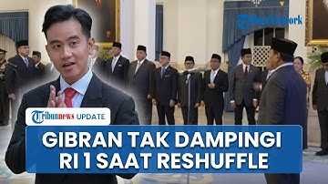 Wapres Gibran Tak Hadir saat Reshuffle Kabinet, Prabowo Didampingi Ketua DPR Puan Maharani