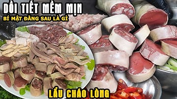 Đỉnh Cao Lẩu Cháo Lòng, Quá Nhiều Bí Quyết Đằng Sau Miếng Dồi Tiết Mềm Mịn