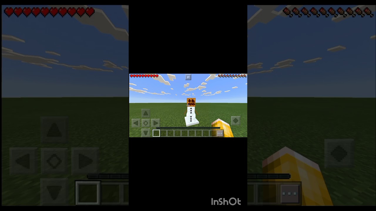 How to spawn Snow Golem in | MINECRAFT OLD VERSION..