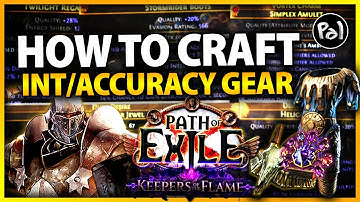 How I Crafted My Int/Accuracy Stacker Gear | Path of Exile 3.27