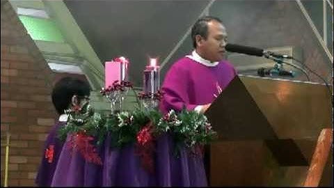 Second Sunday of Advent - Gospel Reading.avi