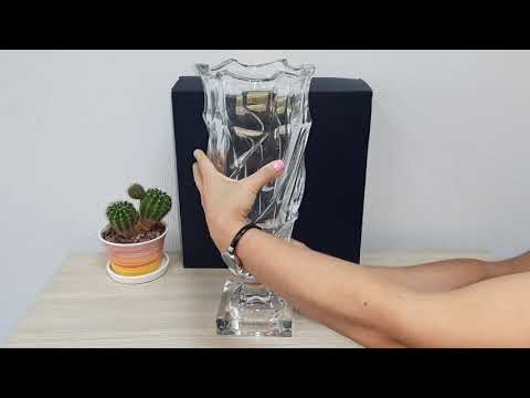 Ваза на ножке 380мм Bohemia Flamenco - обзор в Videlka.com.ua Ваза на ножке 380мм Bohemia Flamenco - обзор в Videlka.com.ua