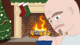 Relaxing Christmas Fireplace with Music but you're not alone