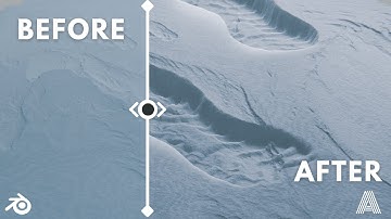 How To Create Snow Footstep Simulations in Blender