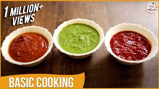 How To Make Chutney For Chaat | Sev Puri, Pani Puri | Basic Cooking | Recipe by Archana in Marathi