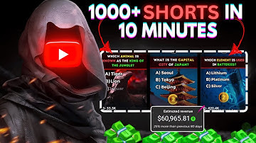I Made 1,000 YouTube Shorts in 10 Minutes with AI (ChatGPT + Canva Trick!)