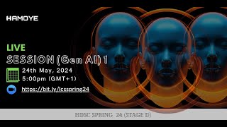 HDSC Spring '24 LIVE CODING SESSION GEN AI 1 (Stage D)