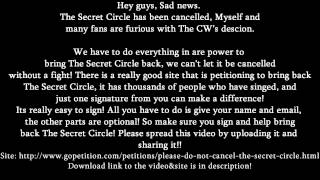 Bring Back The Secret Circle! Sign the Petitions