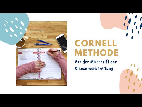 Mit Mitschriften lernen & Zeit sparen // Cornell Methode