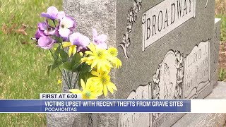 ‘It disgusted me’: Victims react to graveside thefts