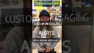 Led message hats
