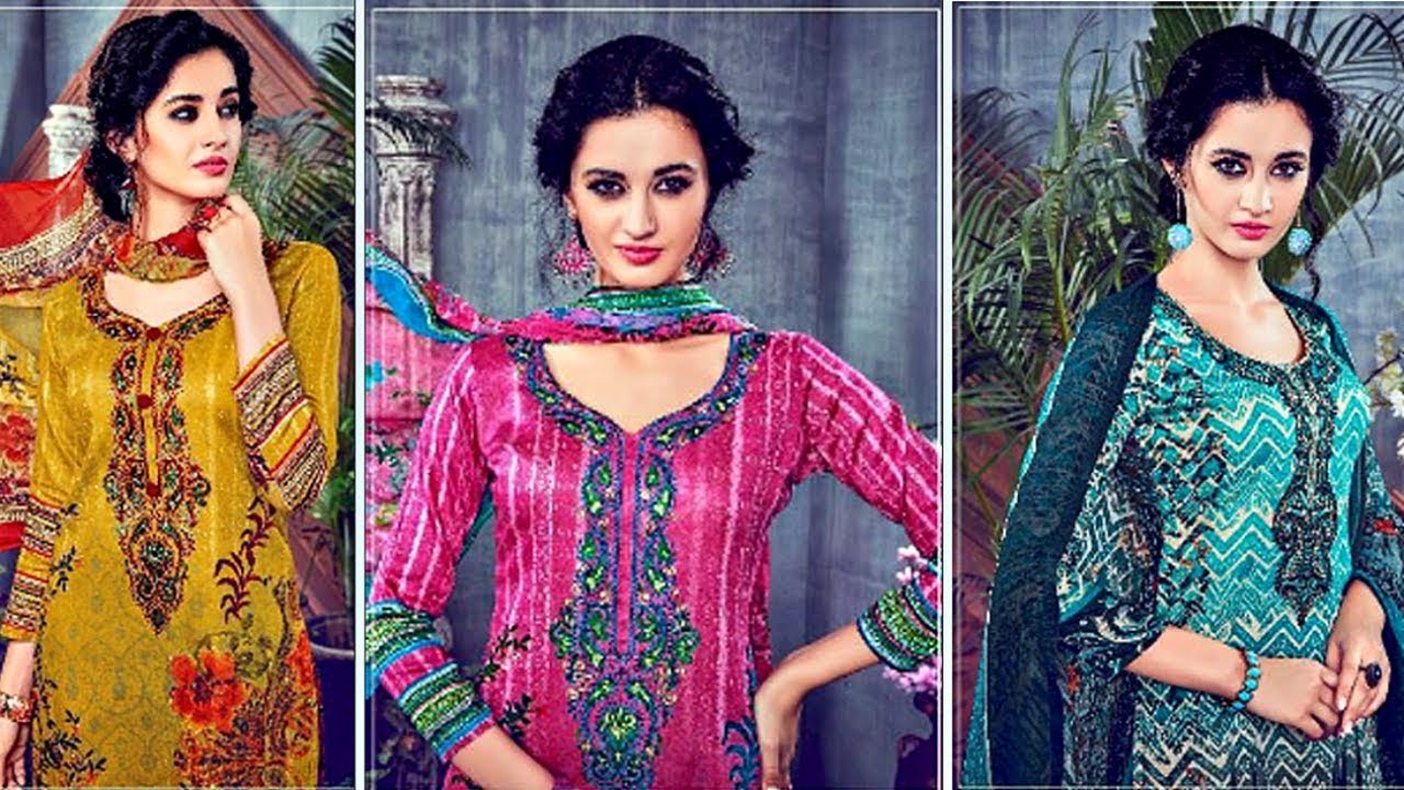 Indian Dress Material - Cotton Designer - Latest Salwar Kameez ...