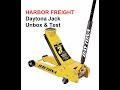 Daytona Floor Jack Unbox and test