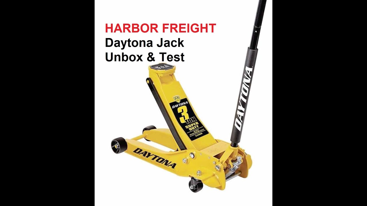 Daytona Floor Jack Unbox and test YouTube