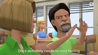 Dora Fools Around In Art Cl Grounded