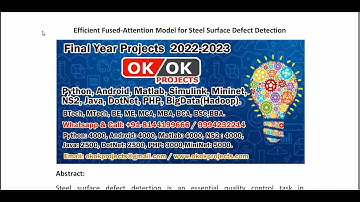 Efficient Fused Attention Model for Steel Surface Defect Detection