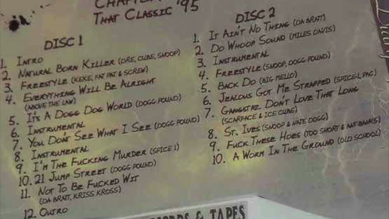 DJ SCREW - THAT CLASSIC (1995) - YouTube