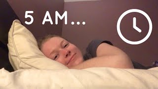 WAKING UP AT 5AM … trying to be a morning person lol by Chloe Hannan 742 views 2 years ago 8 minutes