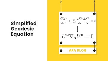 Simplified geodesic equation
