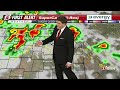 First Alert Weather Day: Two-Round Severe Storm Threat Possible Noon Into Tomorrow Morning