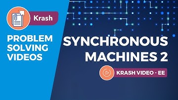 GATE (EE) - Synchronous Machines 2 (Electrical Machines) - Krash - Problem Solving