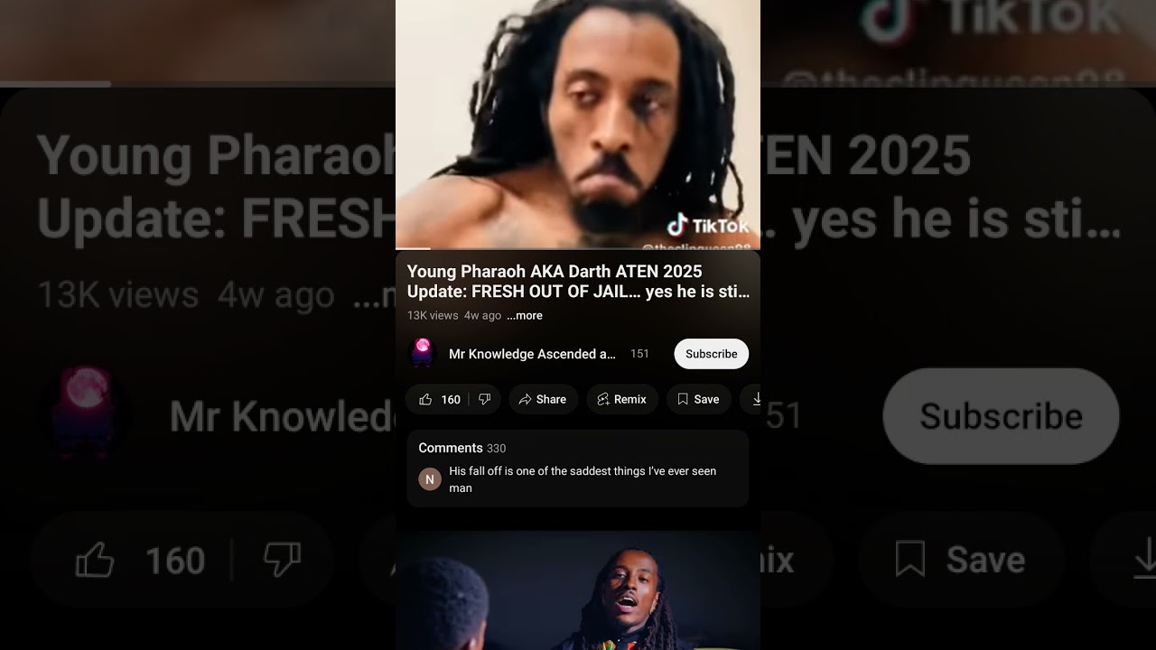 YOUNG PHARAOH READING! LOOK AT EYES THAT GOT HIM!