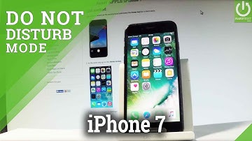 APPLE iPhone 7 DO NOT DISTURB MODE / DND Settings in iOS