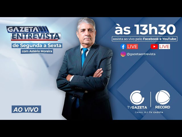 AO VIVO: Gazeta Entrevista | 14/07/2025 | afiliada RECORD