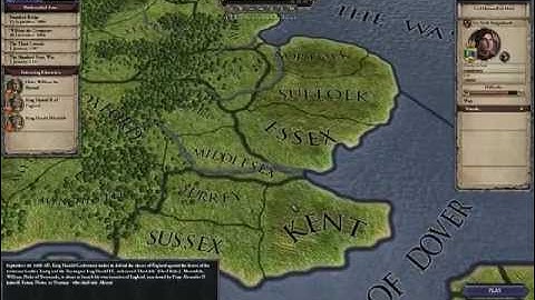 Crusader Kings 2 Musical Menu Interface