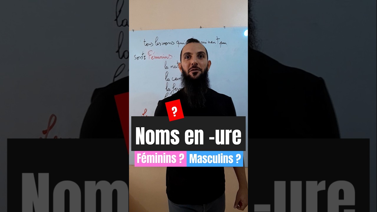 Les Noms en -ure sont-ils féminins ou masculins ?   #learnfrench  #grammairefrançaise  #grammaire