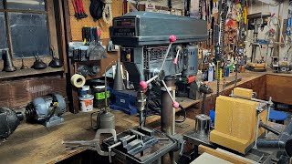 How To Setup a Drill Press - Terminology - Craftsman 15" Floor Model