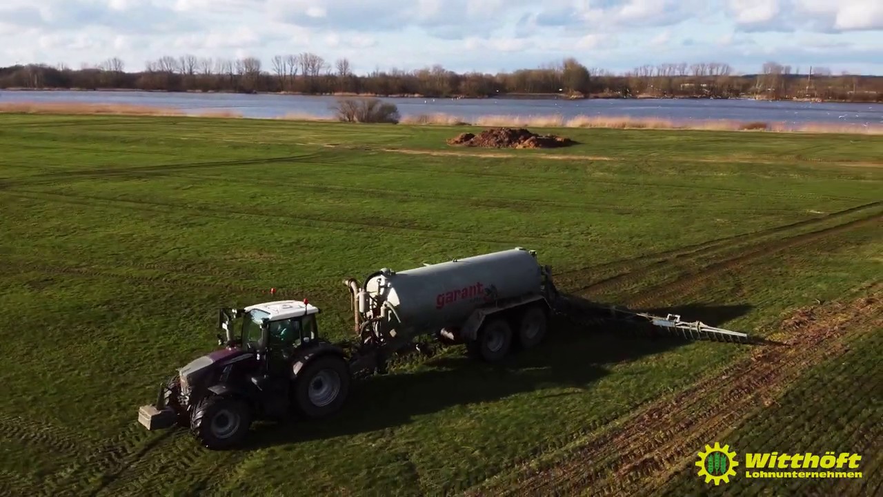 LU Witthöft || Gülle fahren mit Fendt 724 und Kotte VT 20000