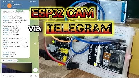 Stream Video ESP32 Cam via Telegram