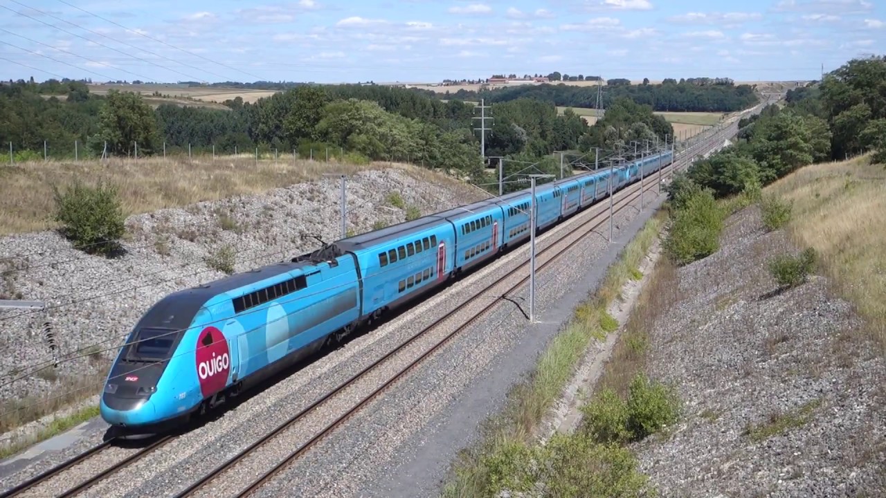 Trains on East European high speed line YouTube