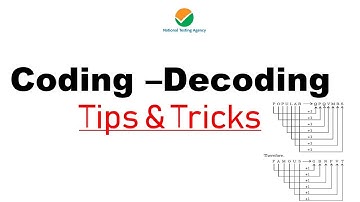 Coding Decoding tips & Trciks | NTA Net Paper 1 | June 2019 || 8948156741