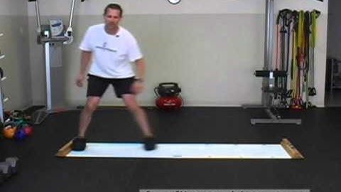 FreeFitnessVideos.com:  Lateral Slides on a Slide Board
