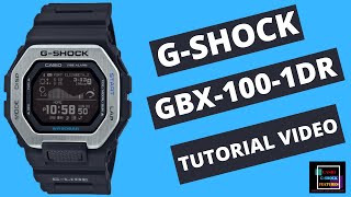 GBX-100-1DR G-SHOCK TUTORIAL REVIEW | UNBOXING & FEATURES screenshot 4