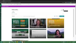Kaltura at UAA: Adding a Kaltura Course Media Gallery (Original Course View) screenshot 2