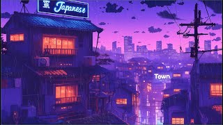 Retro 80s Japan Nights 🌙 Chill Lofi Beats for Study & Sleep | The Japanese Town
