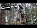 PUNK ROCK // Brendan Ruddy riding the Canfield Lithium on Punk Rock trail in Campbell River, BC.