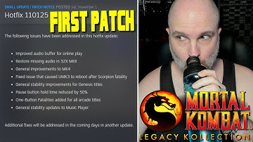 Patch Hotfix For MK Legacy Kollection | MK2 32x Audio Restored, One-Button Fatality In Arcade