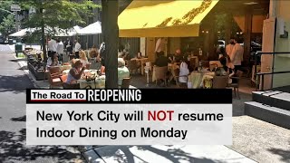 NYC restaurant owners feel impact of delay on indoor dining