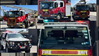 FRV/CFA/ PUMPER 77+LP87 AP78 CODE 1 TURNOUTS WITH STO+INSIDE FS79+FS77/CFA LIGHT/SIREN DEMOS