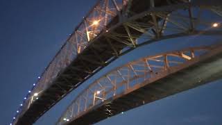 Blue water bridge November 9