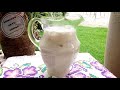 Agua De Horchata De Plátano