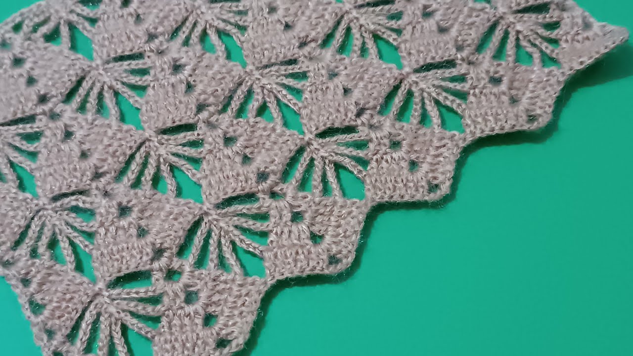 BİR GÜNDE ÖR KULLAN✔️ ÇEYİZLİK ETOL ŞAL YAPIMI ✔️HOW TO MAKE A CROCHET STOLE/SHAWL✔️