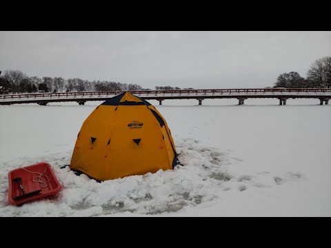 【北海道わかさぎ釣り】新年初釣り、久しぶりの月形テントわかさぎを満喫(^^♪