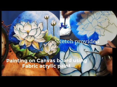 How To Make Canvas Panels - The Perfect Painting Surface! 