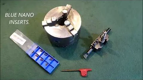 How To Bore Lathe Hard Jaws With A  Special Carbide Insert.